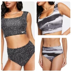 Nike Explore Reversible Swimsuit Set 2 in 1 Swim Crop Top & Bikini Bottom